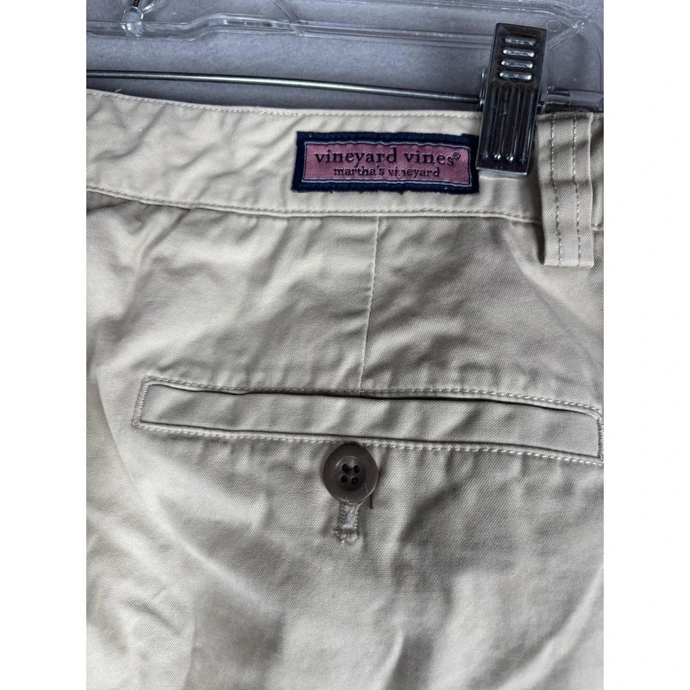 Vineyard Vines Pants Mens 35x29 Beige Chino Cotton Canvas Classic Fit Casual